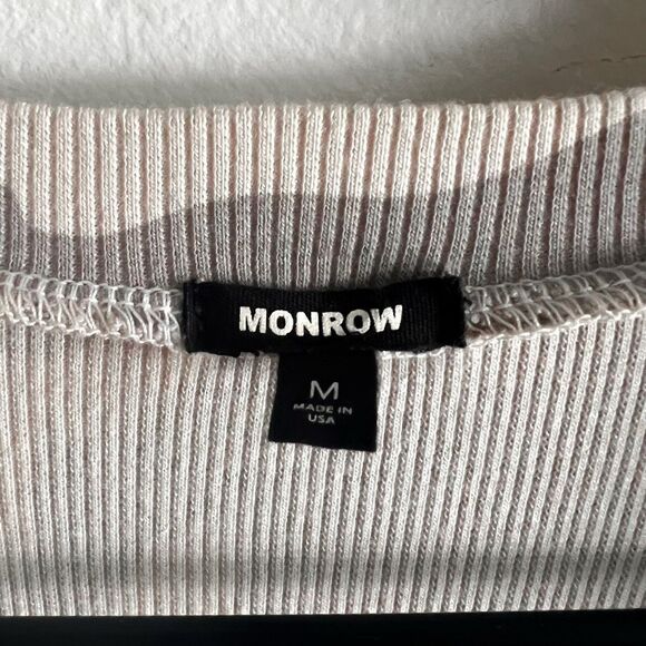 Monrow Urban Camo Tie Waist T Shirt Dress Size M - Picture 6 of 7